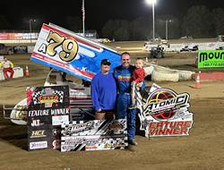 Cole Duncan Claims Checkers at Atomic Speedway wit