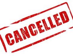 Cancelled - December races