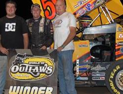 Two for Tatnell: Wins World of Outlaws Debut at Ju