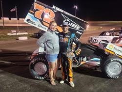 Dietz Makes Late Pass For ASCS Frontier Checkers A