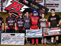 Xavier Doney Dominates with POWRi 410 Outlaw Sprin