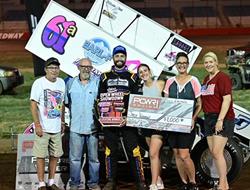 Jack Wagner Wins with POWRi 305 Sprint Win at Luca