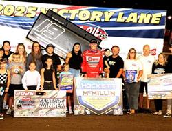 Clinton Boyles Celebrates Checkers in Night One of