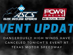 High Winds Force Cancelation Of ASCS/POWRi Wildcar