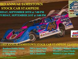 53rd Annual Jamestown Stock Car Stampede - Septemb