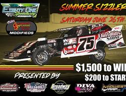$1,500 to win "Summer Sizzler" this Saturday, June