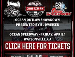 WoO Ocean Speedway April 1 Tickets On Sale Now!