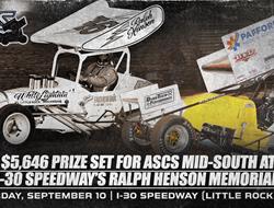$5,646 Prize Set For ASCS Mid-South at I-30 Speedw