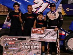Brady Bacon in Thrilling Win with POWRi 410 Outlaw