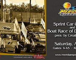 Winged Sprint Cars and a Boat Race of Destruction On Tap Saturday
