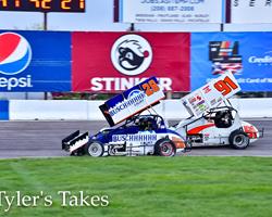 Warf Wins Second Straight Speed Tour Sprint Car Opener