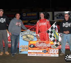 FRIESEN DOES IT THE HARD WAY, ECKERT OUTDUELS ROBINSON FOR SUPER