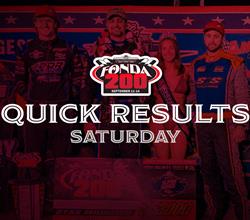 FONDA SPEEDWAY QUICK RESULTS 9/14/2024 THE FONDA 200