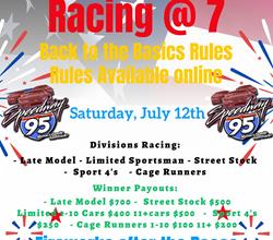 7/12/2025 50 Lap Late Model and 50 Lap Sport 4 Special with Firew