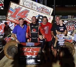 Ethan Barrow Wins Again at The Historic Bloomington Speedway