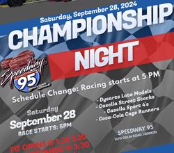 Saturday Championship Night