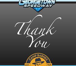 Georgetown Speedway Thanks Fans, Sponsors, and Delaware State Pol