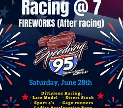 Fireworks Night, Saturday June 28