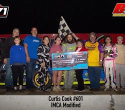 CURTIS COOK CLAIMS WIN IN R4H Night 2 at Batesville Motor Speedwa