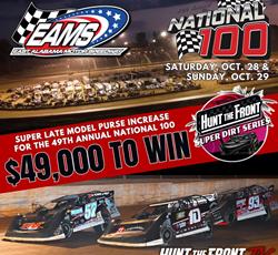 49th Annual National 100 Super Late Model Purse Increase and Form