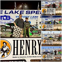 Adams The Winner in “Henry” Modified Special at Rice Lake Speedwa
