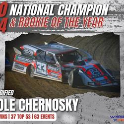 CHERNOSKY TOPS ROOKIE HONORS AND NABS NATIONAL TITLE IN FIRST MOD