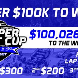 SUPER DIRT TO PAY $100,026.26 TO WIN!