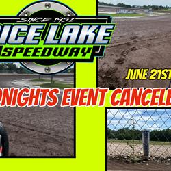 Tonight’s Event Canceled