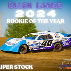 LANGE LEADS ALL SUPER STOCK ROOKIES; EARNS NATIONAL WISSOTA ROOKI