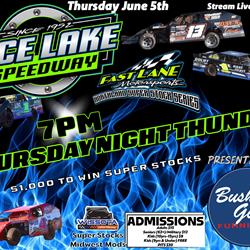 Fastlane Super Stock Opener to Rice Lake Speedway June 5