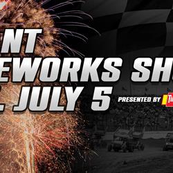 GIANT FIREWORKS SHOW JULY 5 - Presented by Les Schwab Tire Center