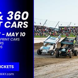 410 & 360 SPRINT CARS THIS SATURDAY!