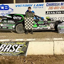 Adams and Crosby First Time Winners as Rice Lake Speedway Opens