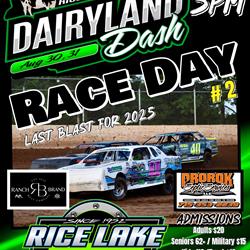 Dairyland Dash Night 2 Tonight, Last race of 2025