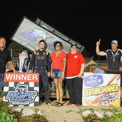 From Iowa to Victory Lane: Kelby Watt Grabs First Ever 410 Victory