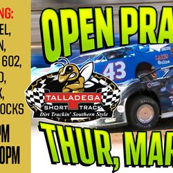 Talladega Short Track | March 13th Open Practice!