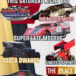 Southern Oregon Speedway is the PLACE to BE this SATURDAY NIGHT!
