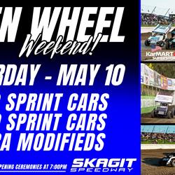 OPEN WHEEL SHOWDOWN AT SKAGIT SPEEDWAY: SATURDAY, MAY 10TH