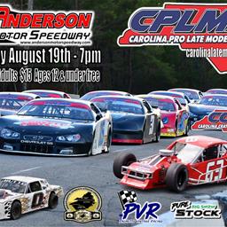 NEXT EVENT: Carolina Pro LM / Carolina Crate Modified Saturday August 19th 7pm