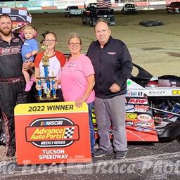 Nick O&#39;Neil sweeps double features at Tucson Speedway