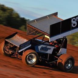 Jim Perricone in the Carl Bowser #87 Lernerville Speedway