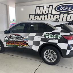 WIN THIS 2021 FORD ESCAPE FROM MEL HAMBELTON FORD AT THE O&#39;REILLY AUTO PARTS 65th HUTCHINSON GRAND NATIONAL AUTO RACES PRESENTED BY MEL HAMBELTON FORD