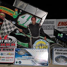 BURKIN NAILS DOWN FIRST EVER WINGED FEATURE WIN!