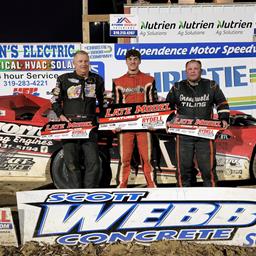 Independence Motor Speedway (Independence, IA) – Karl Chevrolet Pro Late Model Tour – July 26th, 2025. (Black Hat Photography)