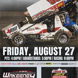 Lucas Oil American Sprint Car Series Headed To WaKeeney Speedway This Friday