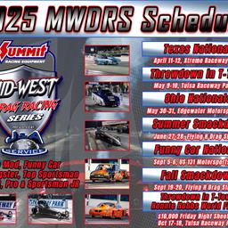 Mid-West Drag Racing Series returns to Tulsa Raceway Park for 2025!