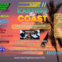 Karting The Coast returns to their 2023 schedule Sept 9th