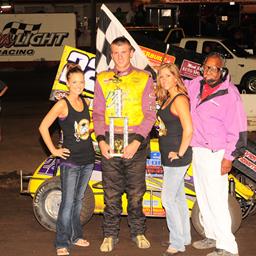 1st win at Huset&#39;s Speedway