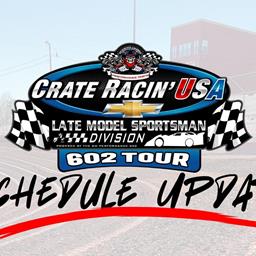 CRUSA Late Model Sportsman Tour to Conclude June 14th Event on October 17th at Talladega Short Track