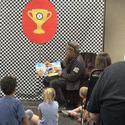 Story time with a racecar driver at Idaho Falls Public Library